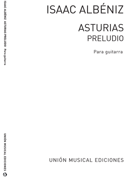 Asturias Preludio (Maravilla) Guitar