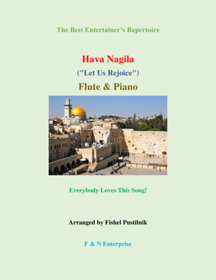 Book cover for "Hava Nagila" for Flute and Piano (Jazz/Pop Version)-Video