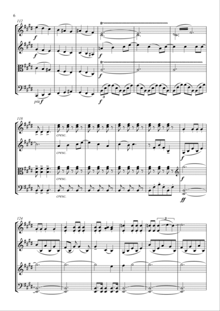 She's Leaving Home String Quartet scores gallery preview page 6