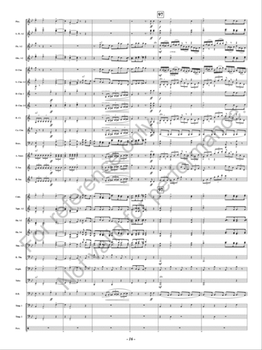 Symphony Fantastique Symphony Fantastique Concert Band scores gallery preview page 17