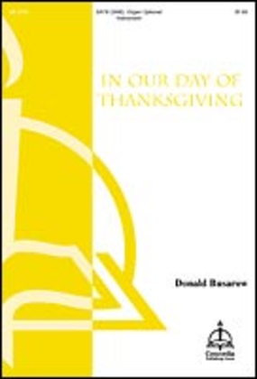 Book cover for In Our Day of Thanksgiving