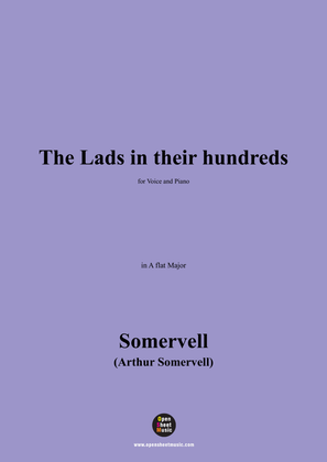 Book cover for Somervell-The Lads in their hundreds,in A flat Major