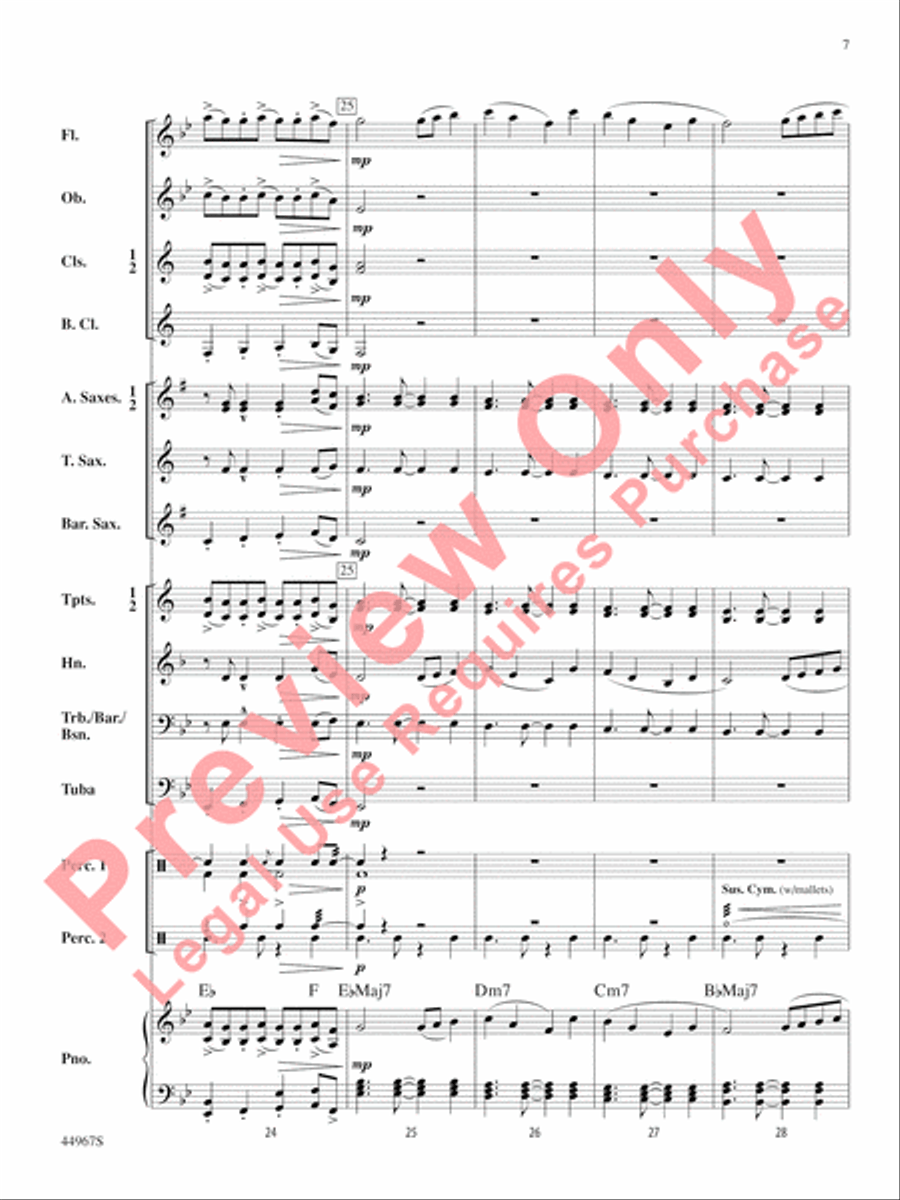 Tango Argentina Concert Band scores gallery preview page 8