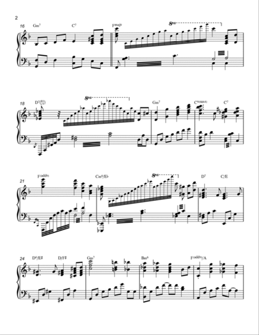 Deep Purple Piano Solo scores gallery preview page 2