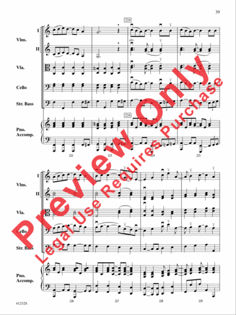 Pippin String Orchestra scores gallery preview page 40