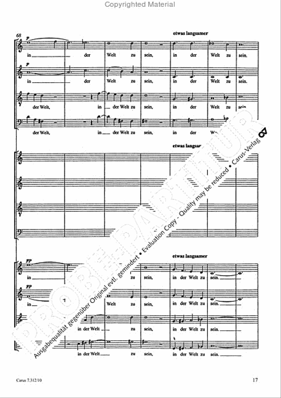 Variationen mit Celan-Gedichten III 4-Part scores gallery preview page 18