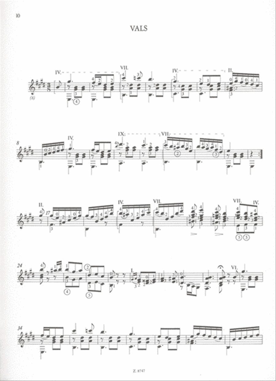 Spanish Guitar Music - Spanische Gitarrenmusik Guitar scores gallery preview page 4