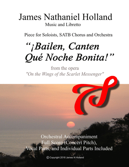 Bailen, Canten Que Noche Bonita! For SATB Chorus and Orchestestra From the opera "On the Wings of t image number null