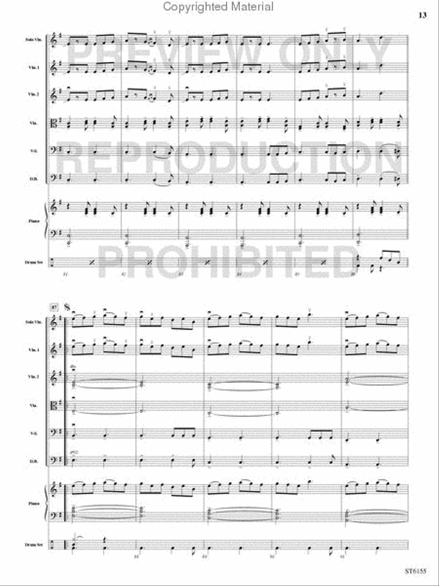 Irish Legend String Orchestra scores gallery preview page 11