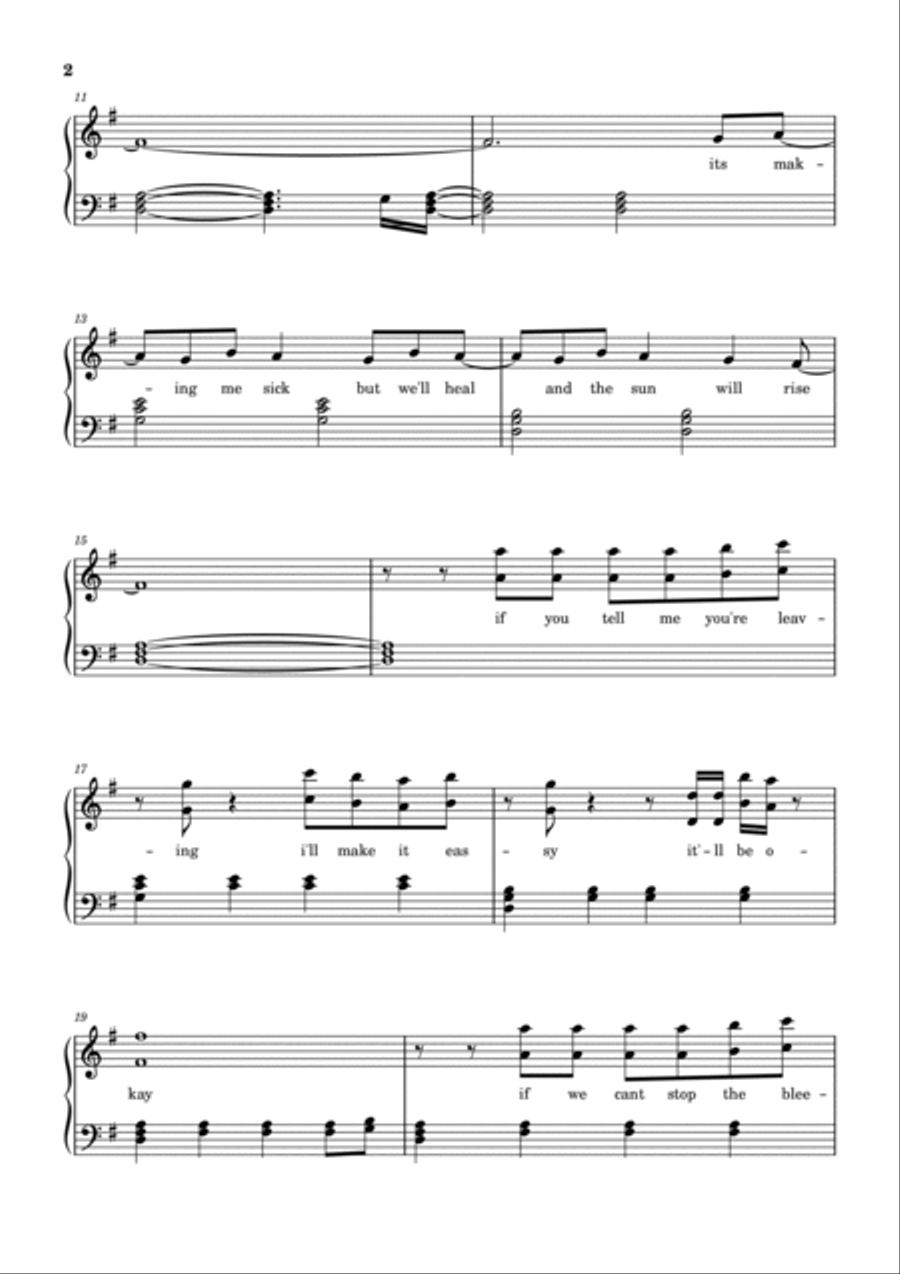 It'll Be Okay It'll Be Okay Piano Solo scores gallery preview page 2