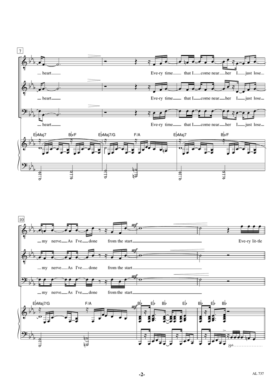 Every Little Thing She Does Is Magic TTB scores gallery preview page 2