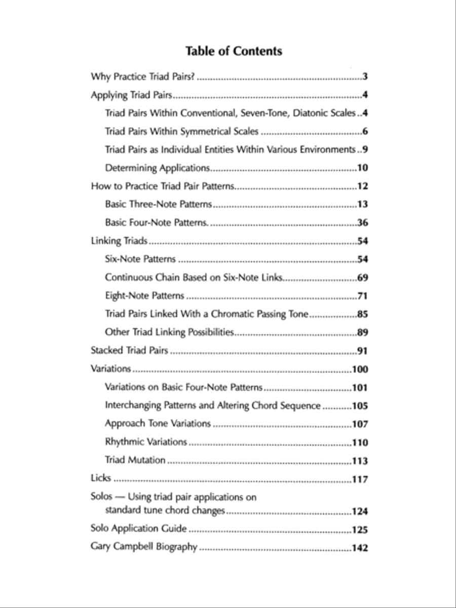 Triad Pairs for Jazz Collection / Songbook scores gallery preview page 2