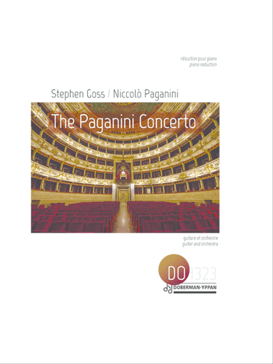 The Paganini Concerto (piano reduction) Classical Guitar scores gallery preview page 1