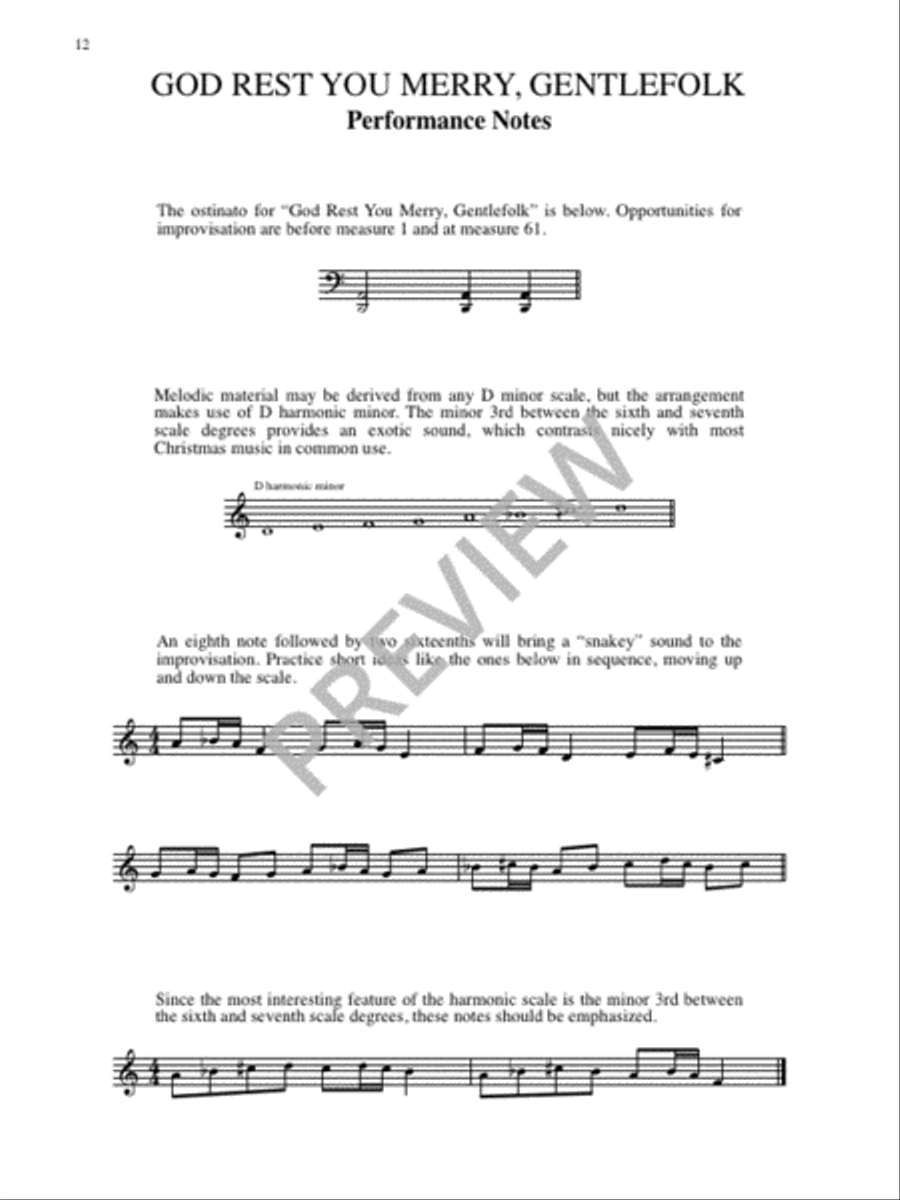 Six Advent Christmas Carols Christmas scores gallery preview page 14