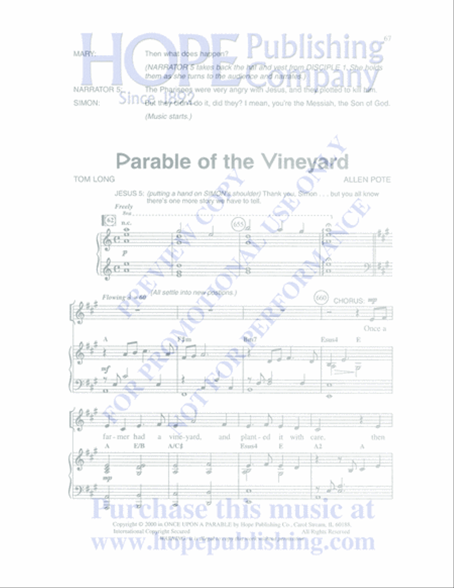 Once Upon a Parable Unison Choir scores gallery preview page 67