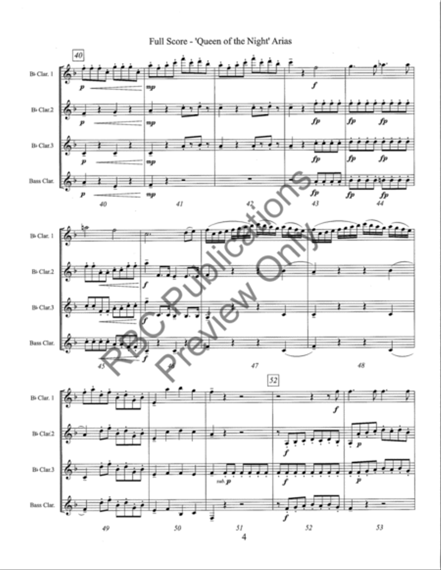 The Queen Of The Night Arias Voice Solo scores gallery preview page 6