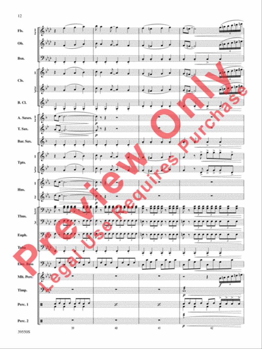 The Rolling Stones on Tour Concert Band scores gallery preview page 13