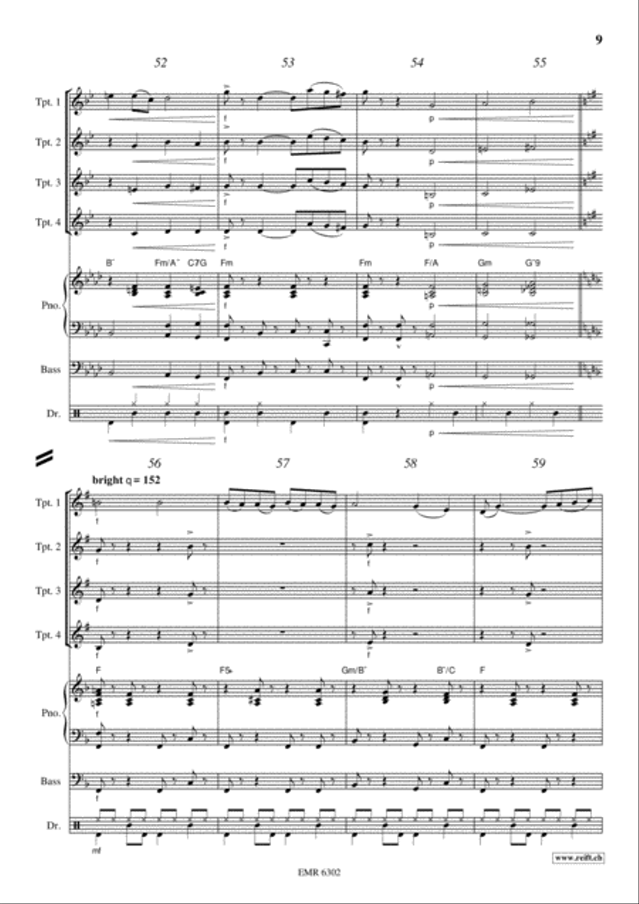 Swanee Trumpet scores gallery preview page 9