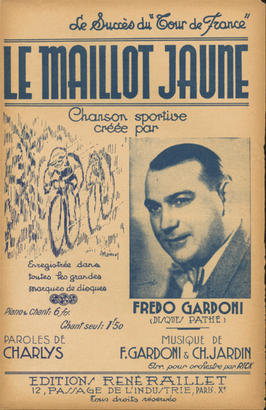 Le Maillot Jaune Voice scores gallery preview page 1