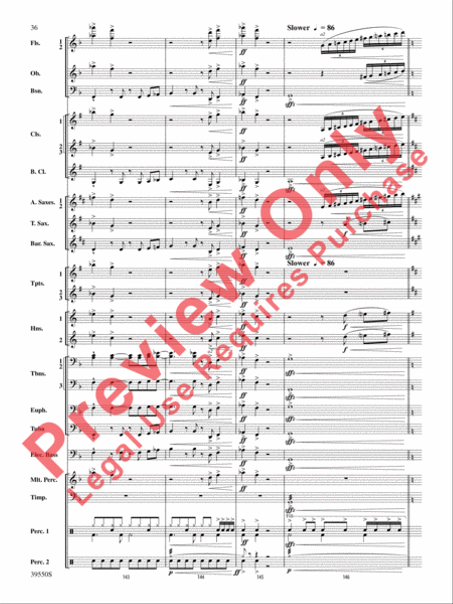 The Rolling Stones on Tour Concert Band scores gallery preview page 37