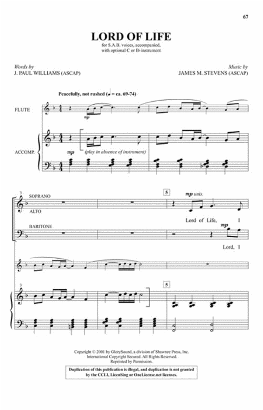 Acoustic Praise (Songs for the Growing Choir) Choir scores gallery preview page 6