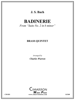 Book cover for Badinerie from Suite #2 in B minor