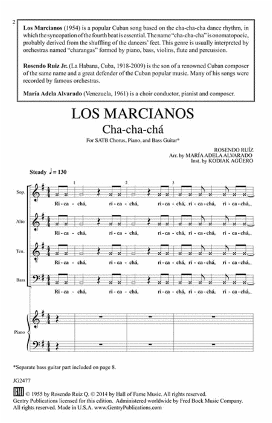 Los Marcianos 4-Part scores gallery preview page 2
