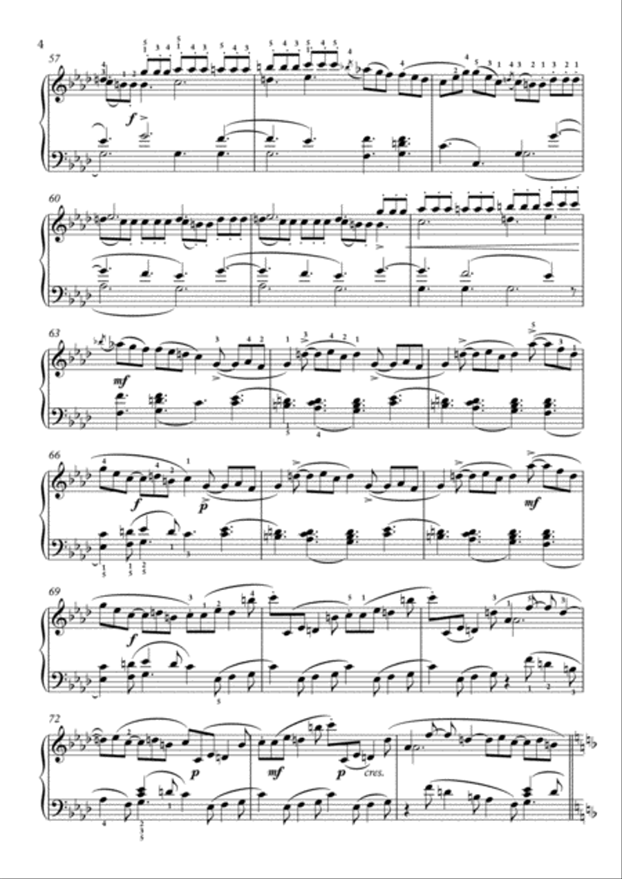 Scarlatti-Sonata in F-Major L.S23 K.522(piano) Piano Solo scores gallery preview page 5