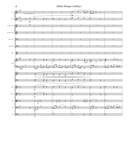 Silent Manger Lullaby Score and Parts image number null