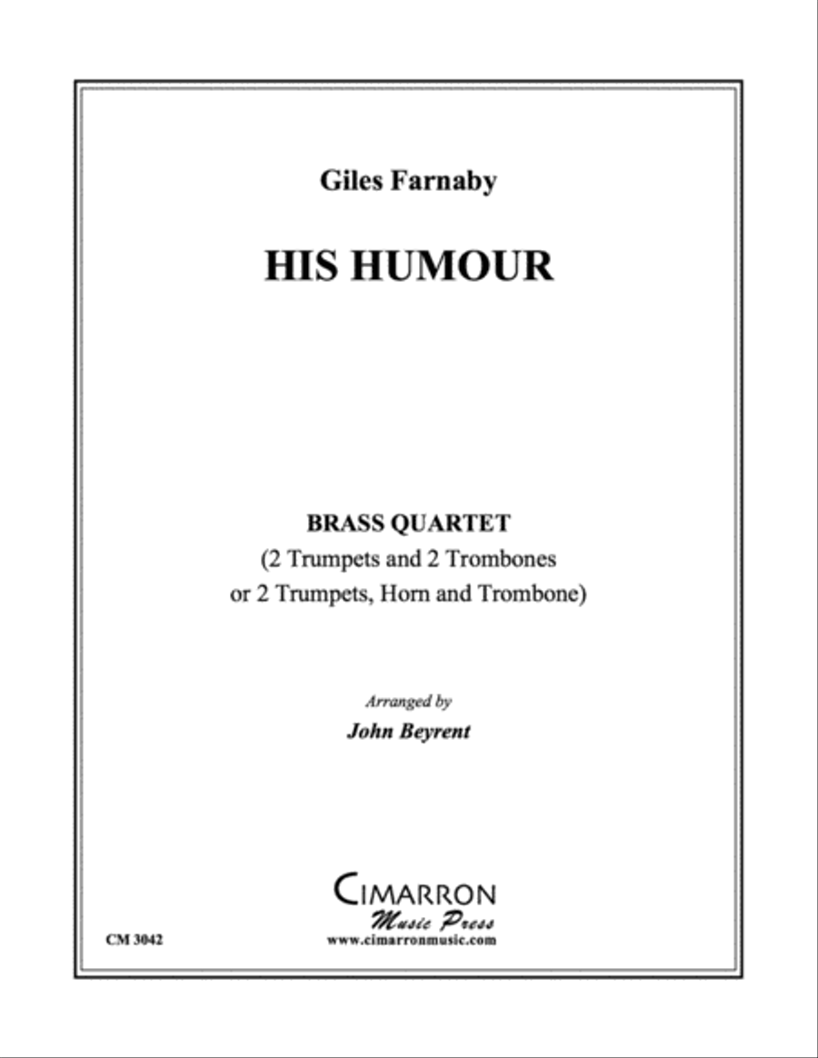 His Humour His Humour Horn scores gallery preview page 1