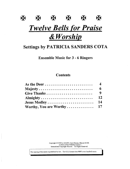 Twelve Bells for Praise & Worship image number null
