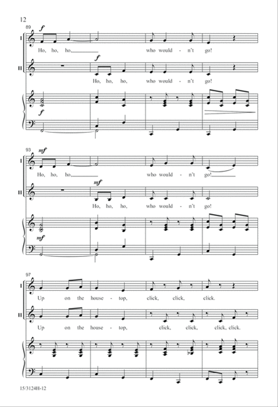 A Jolly, Jingling Carol Medley 2-Part scores gallery preview page 12