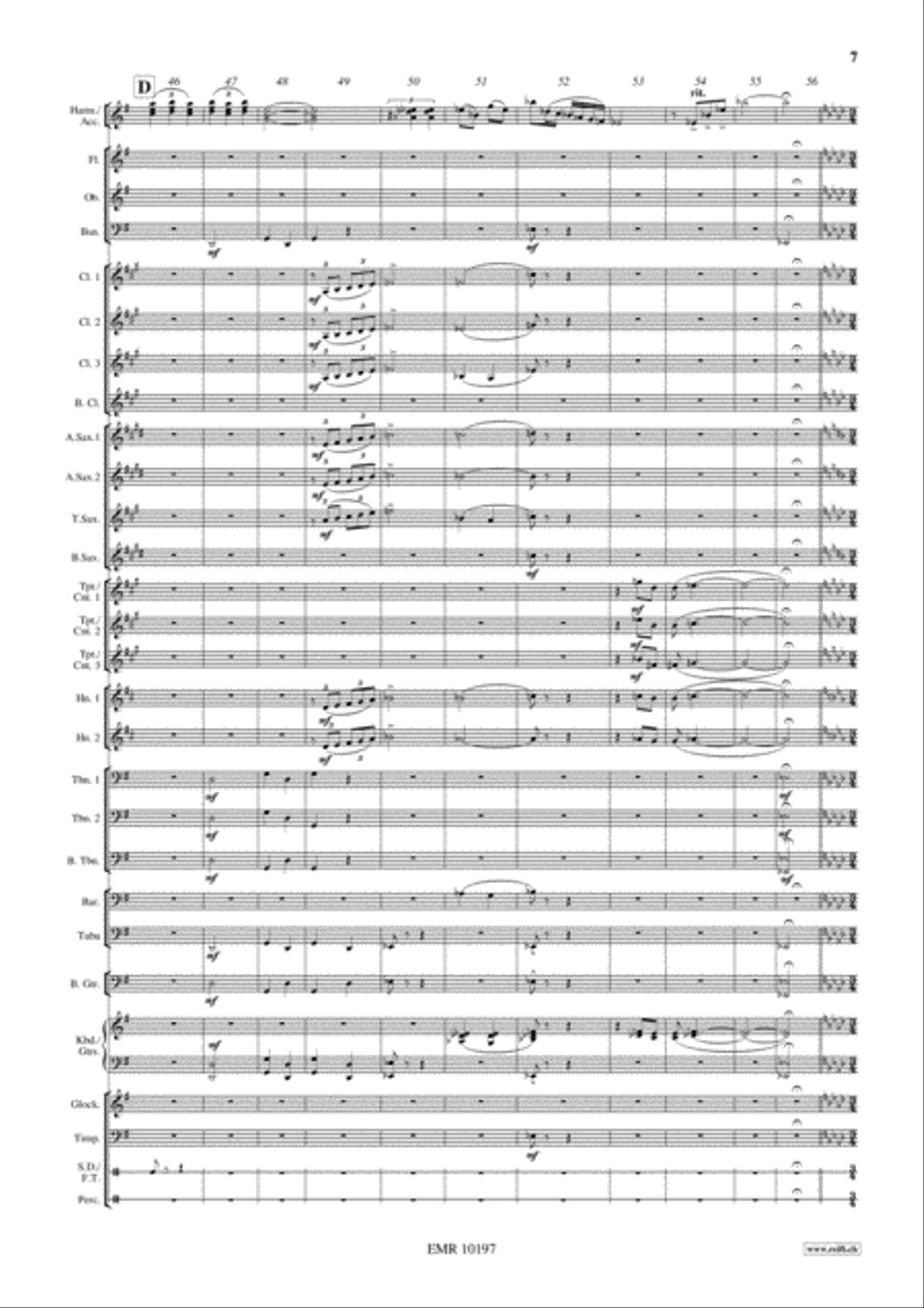 3 Sketches 3 Sketches Concert Band scores gallery preview page 8
