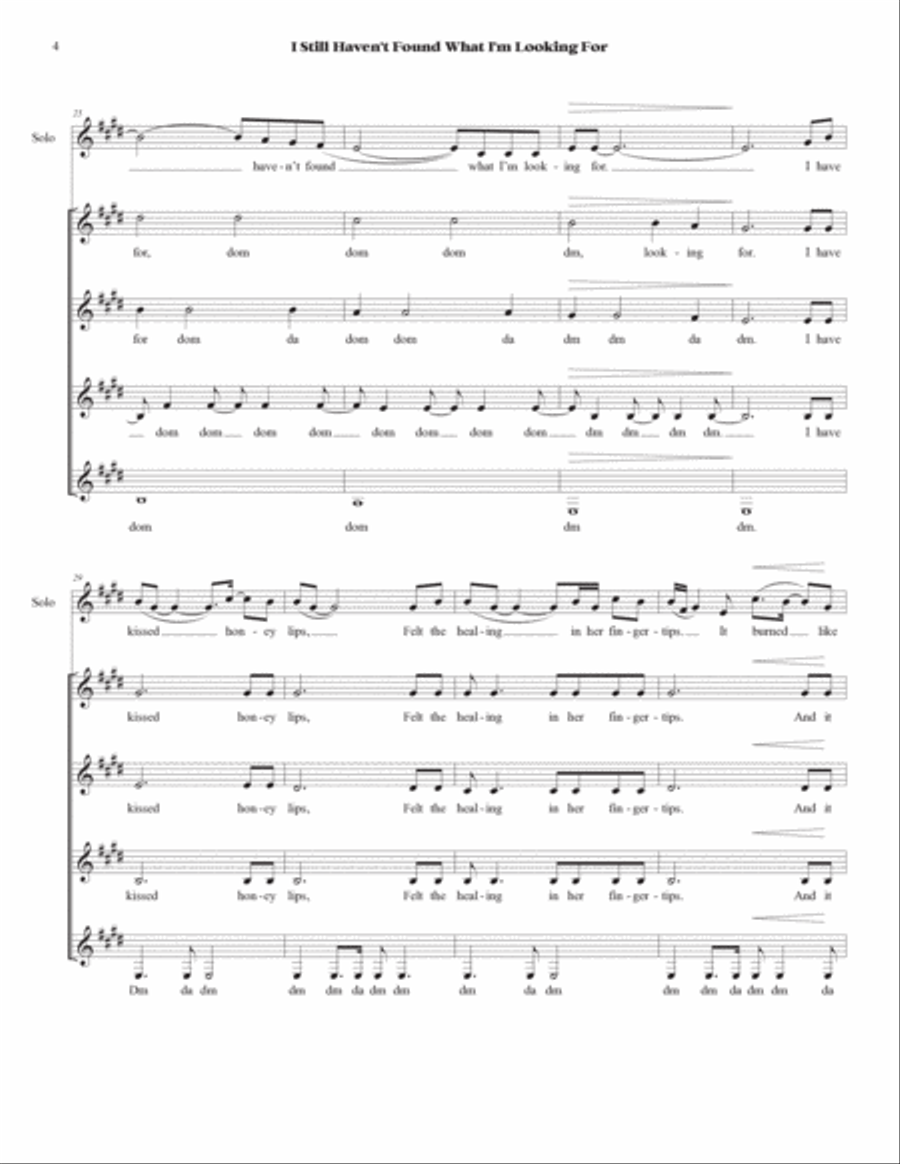 I Still Haven't Found What I'm Looking For SSAA scores gallery preview page 4