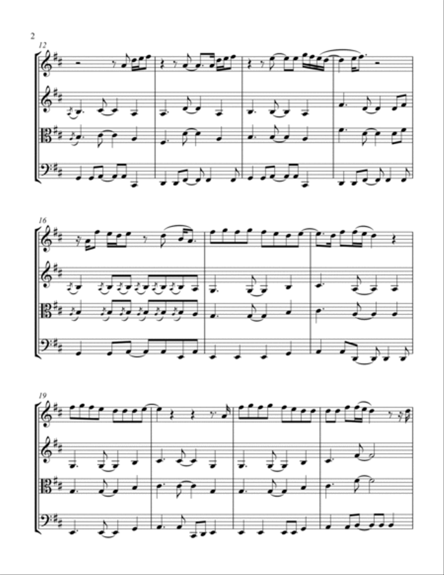 Thinking Out Loud Thinking Out Loud String Trio scores gallery preview page 2