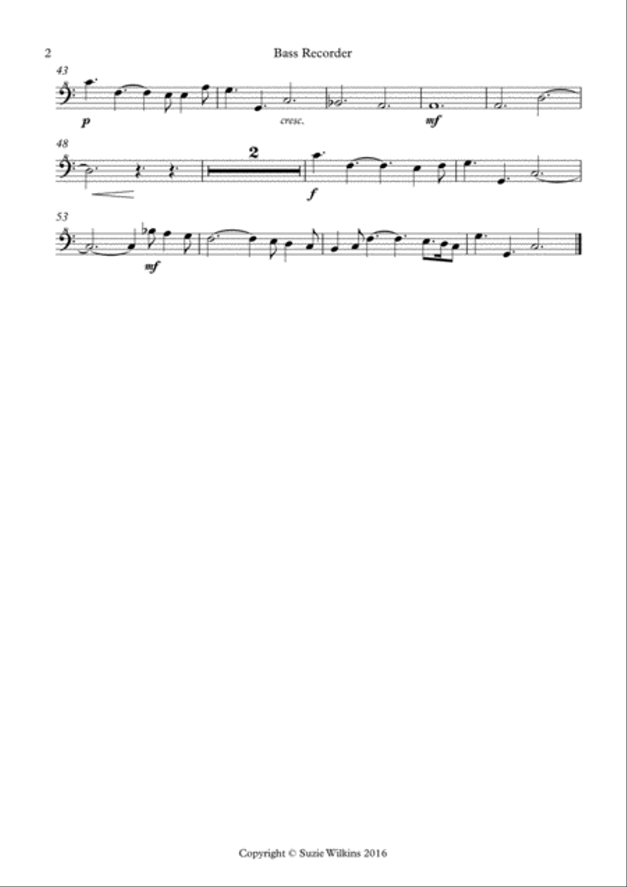 He Shall Feed his Flock from Handel's Messiah Woodwind Quartet scores gallery preview page 5
