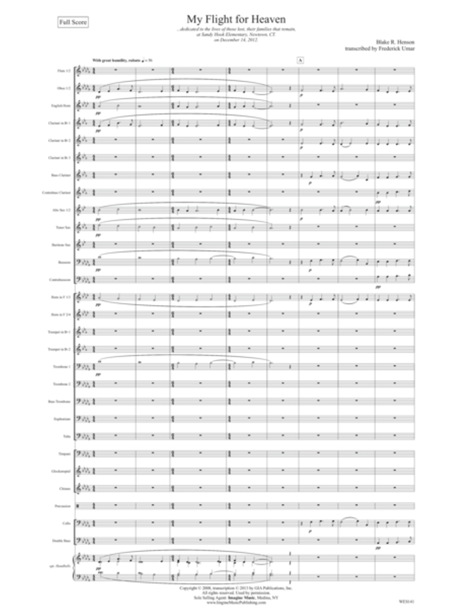 My Flight for Heaven My Flight for Heaven Set of Parts scores gallery preview page 2