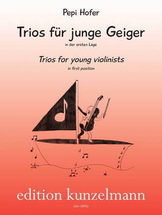 Book cover for Trios for young violinists