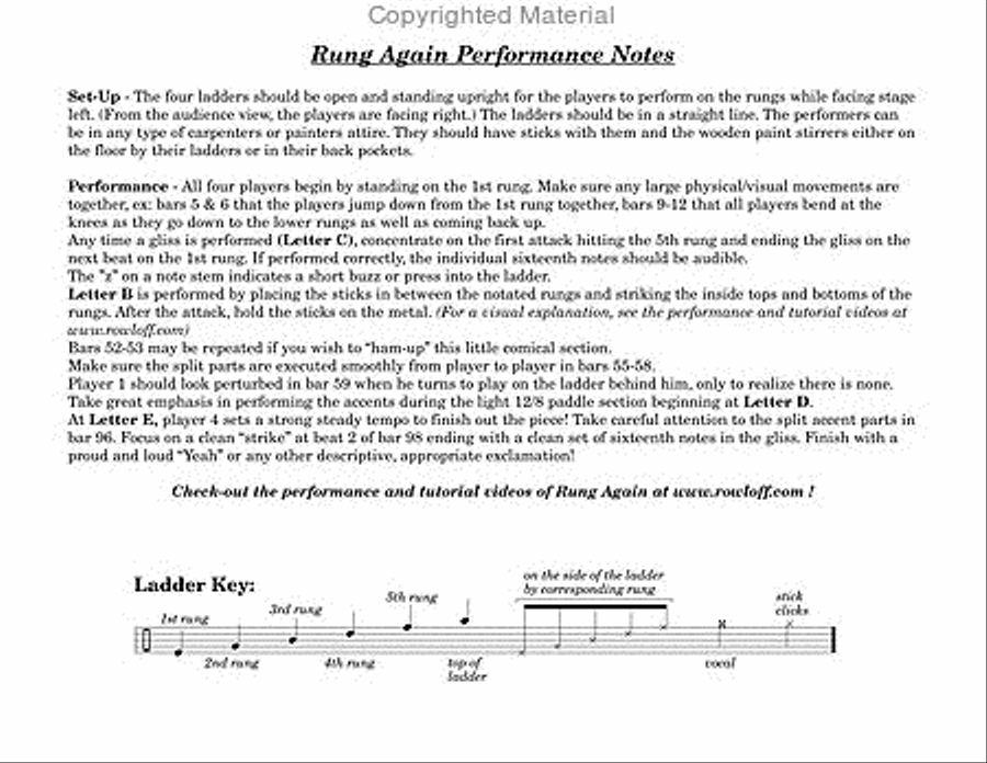 Rung Again! Percussion Ensemble scores gallery preview page 2