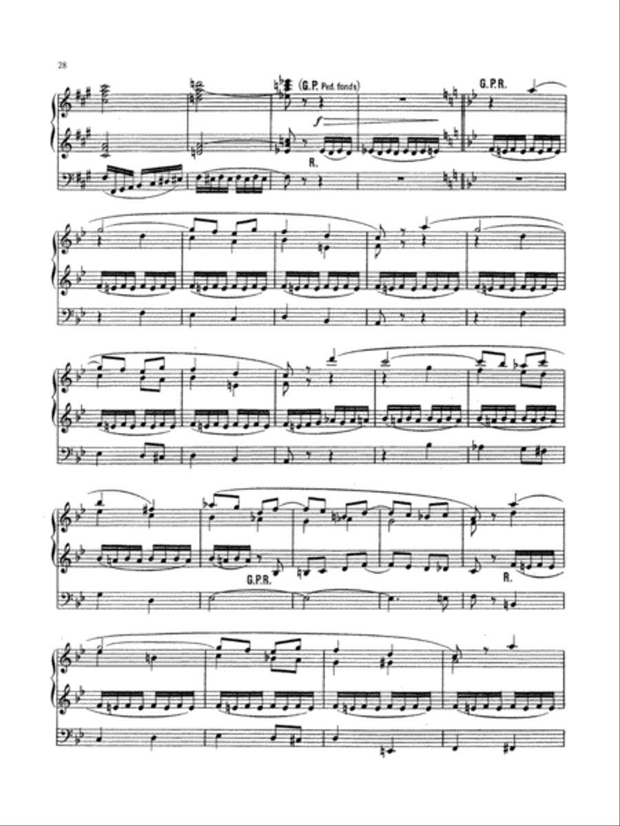 Vierne: Symphony No. 3, Op. 28 Organ scores gallery preview page 4