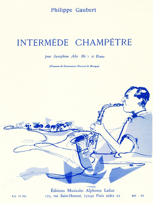 Book cover for Intermede Champetre (saxophone-alto & Piano)