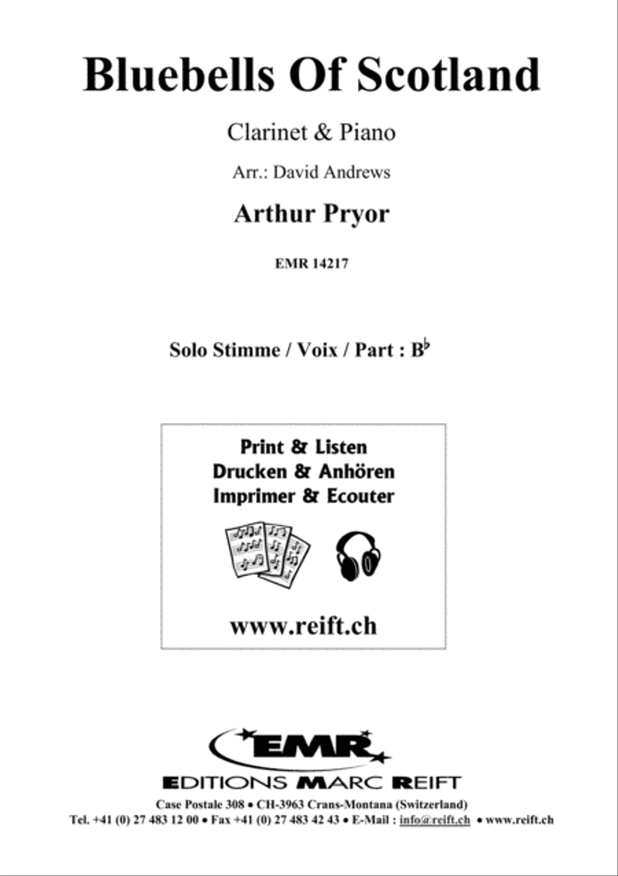 Bluebells Of Scotland Clarinet Solo scores gallery preview page 2
