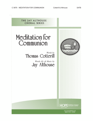 Book cover for Meditation for Communion