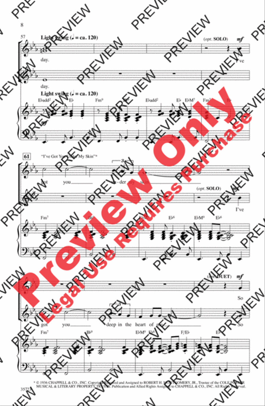 Let's Fall in Love Women's Choir scores gallery preview page 8