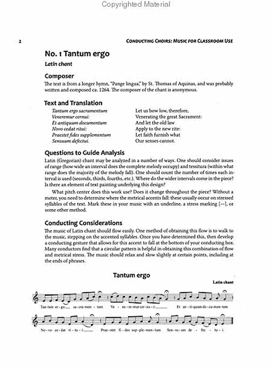 Conducting Choirs, Volume 2: Music for Classroom Use