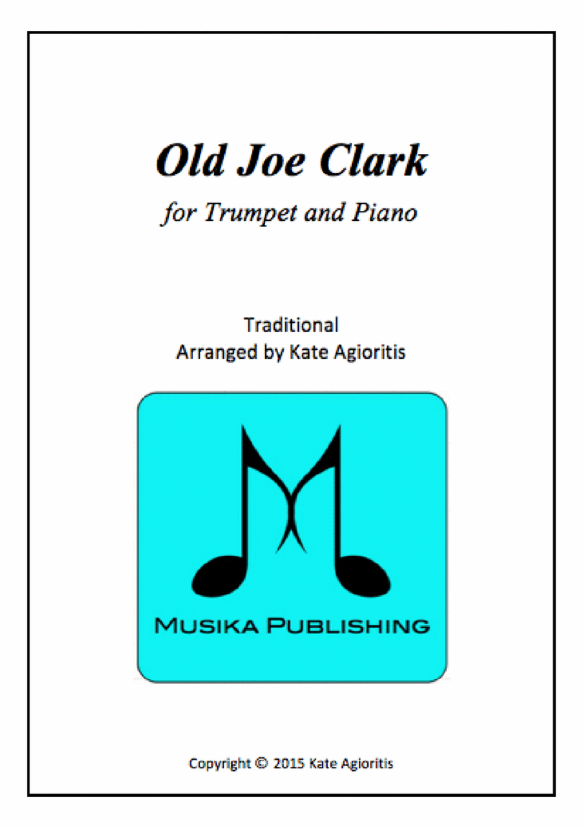 Old Joe Clark - for Trumpet and Piano image number null