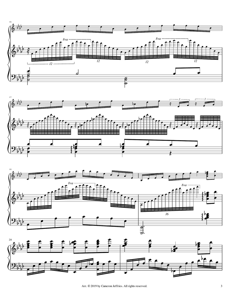 No One Ever Cared For Me Like Jesus Piano Solo scores gallery preview page 3