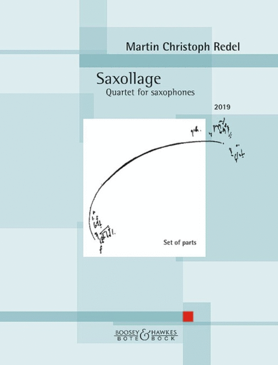 Saxollage op. 94 Saxollage op. 94 Saxophone Quartet scores gallery preview page 1