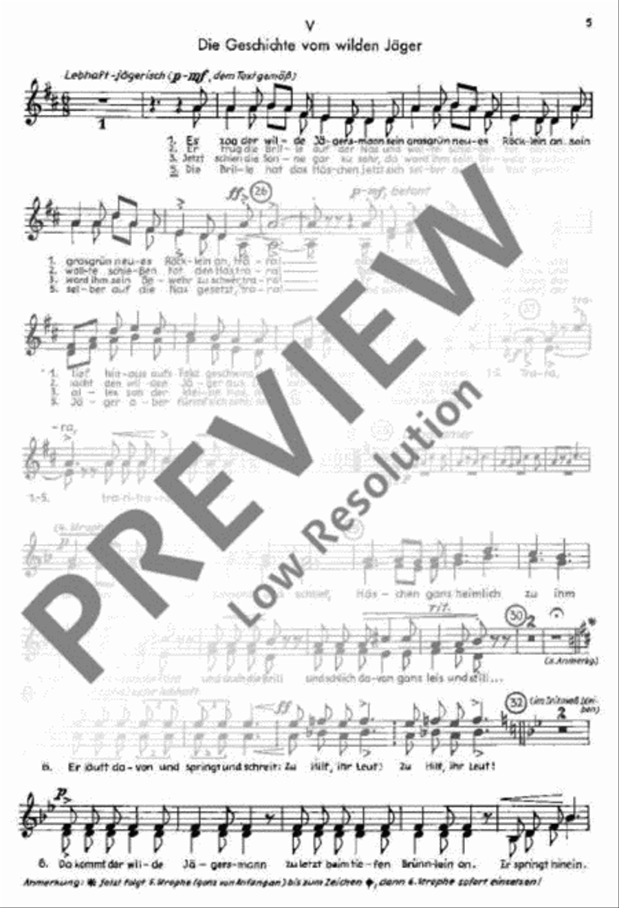 Der Struwwelpeter Children's Choir scores gallery preview page 6