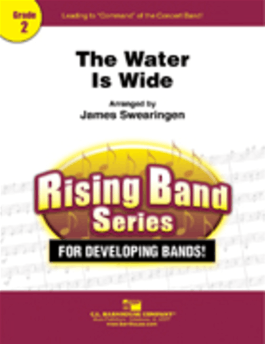The Water Is Wide Concert Band scores gallery preview page 1